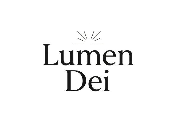 Ein simples logo wo Lumen Dei steht