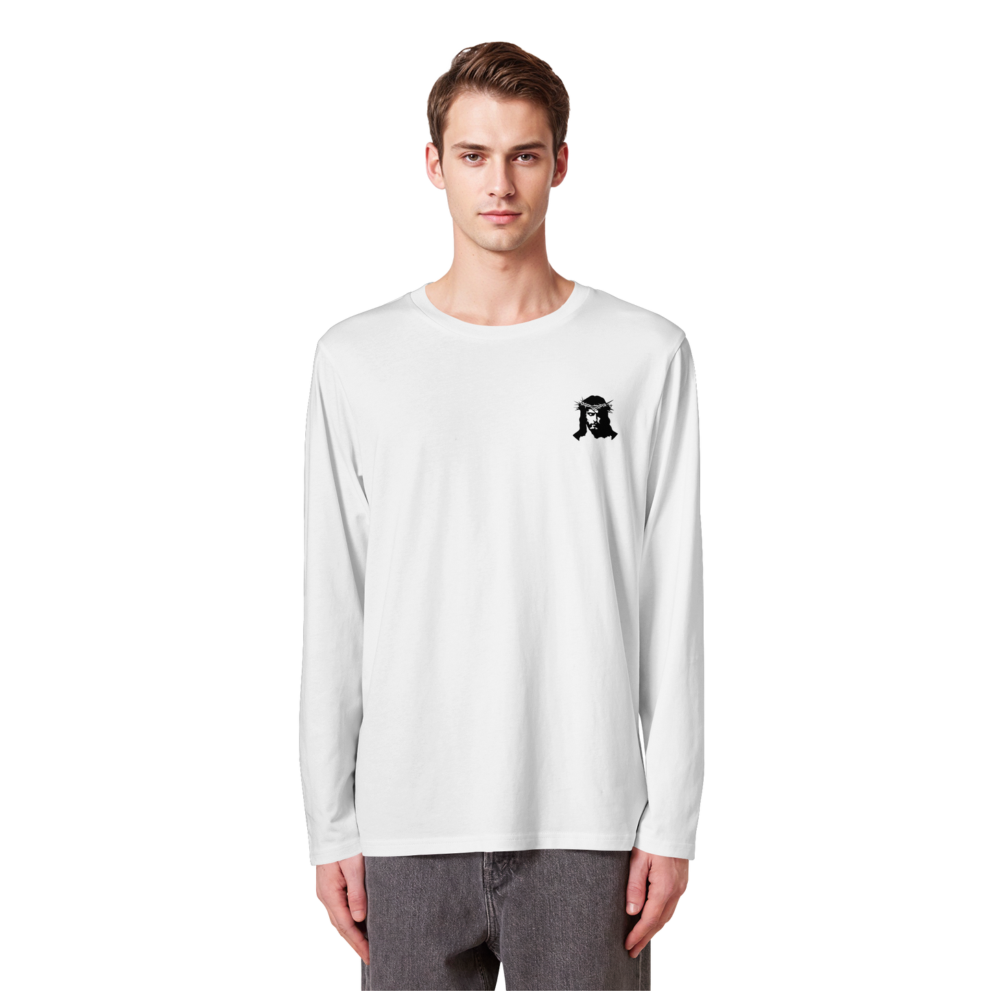 jesus long sleeve - Organic Longsleeve T-Shirt