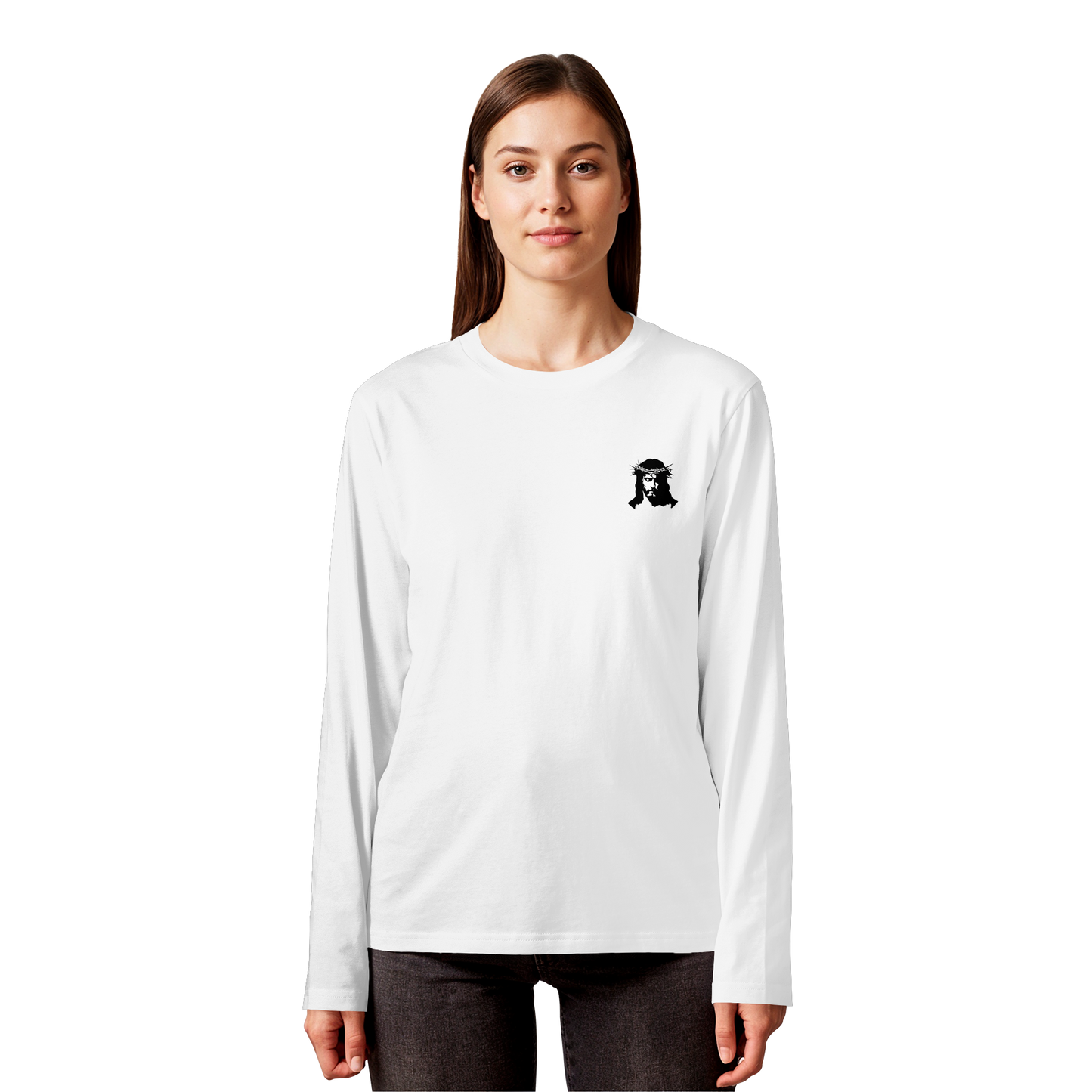 jesus long sleeve - Organic Longsleeve T-Shirt